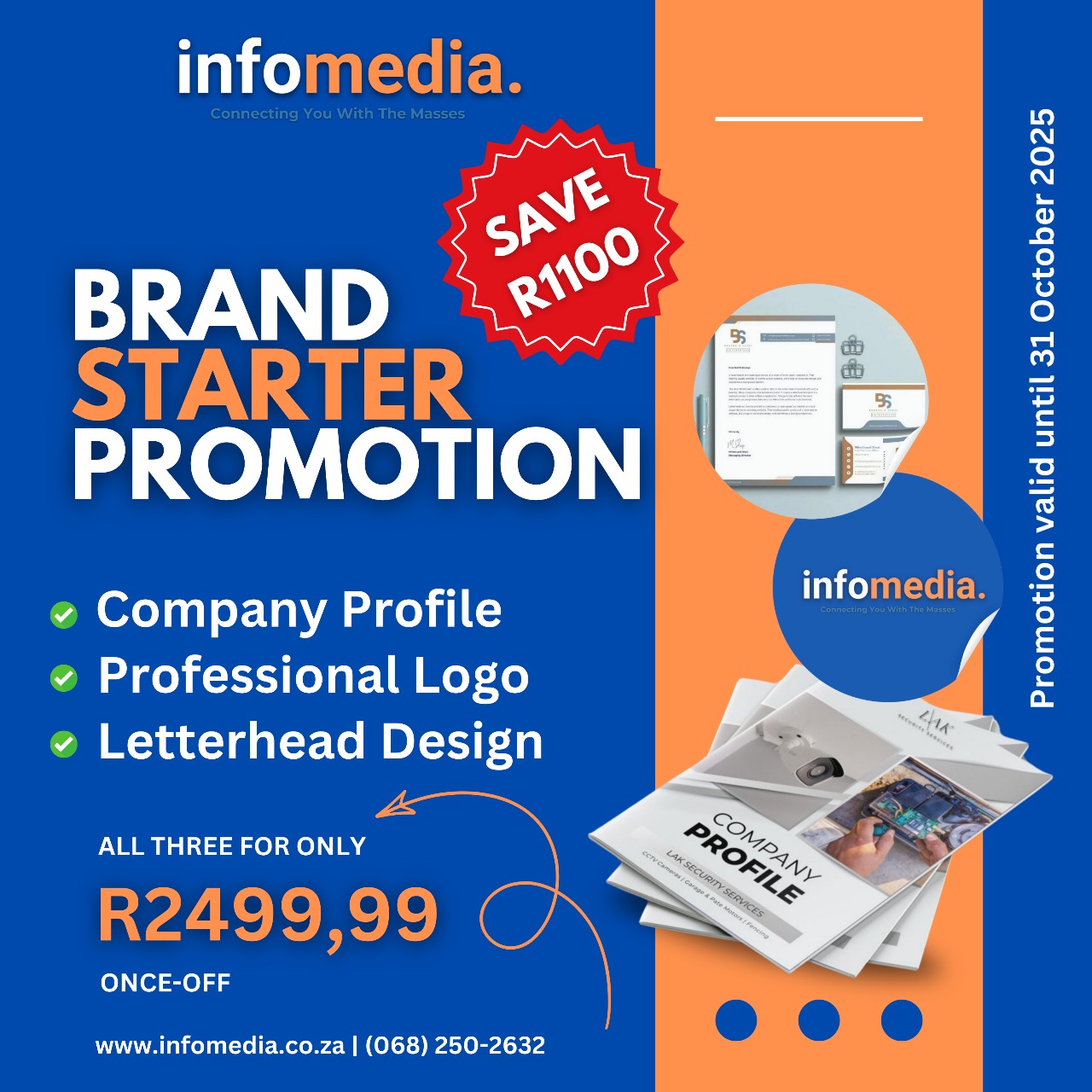 Brand Starter Promotion | Company Profile, Logo & Letterhead Design – INFOMedia