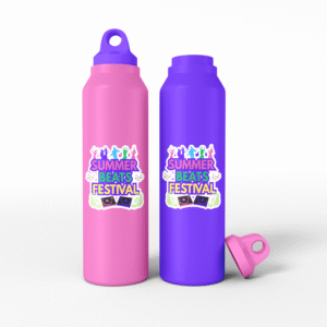 Water Bottle Festival Sticker (6x6 cm)